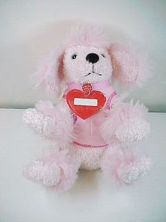 Club Libby Lu Pooch Parlor Pink Poodle Wearing Pink Hoodie Pink Collar