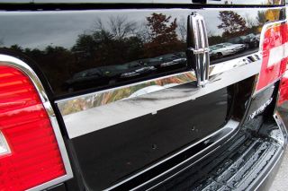 New 07 13 Lincoln Navigator License Plate Bar Mirror Polished Truck