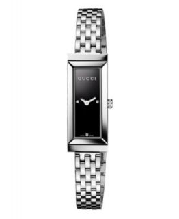 Gucci Watch, Womens Swiss G Frame Stainless Steel Bracelet 34x14mm
