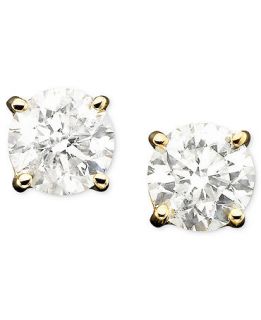 Diamond Earrings, 14k Gold Diamond Stud Earrings (1/3 ct. t.w