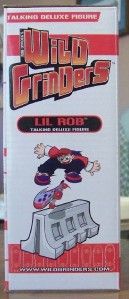 Wild Grinders Lil Rob Talking Figure w Nintendo DS Secret Code Brand