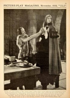 1926 Print Lillian Gish Scene Movie Norman Kerry Romance Annie Laurie