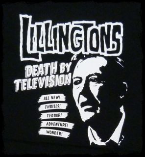Lillingtons Death by Television T Shirt Official Fast SHIP