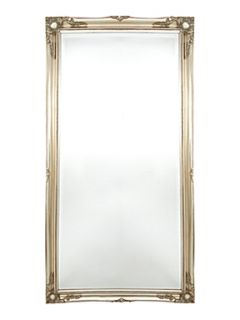 Shabby Chic Baroque moulded champagne leaner mirror   