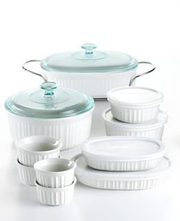 Corningware Bakeware, French White 17 Piece Set