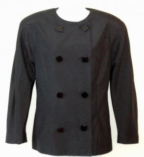 Linda Allard Ellen Tracy Sz 6 Black Silk Lined Career Business Dress