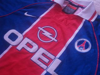 Vintage PSG Paris Saint Germain France Ligue 1 1997 Football Shirt