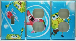 Spongebob Squarepants Light Switch Outlet Covers