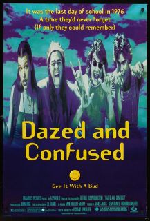 DAZED & CONFUSED 1993 Original 27x40 Marijuana Pot Drugs Comedy Ben