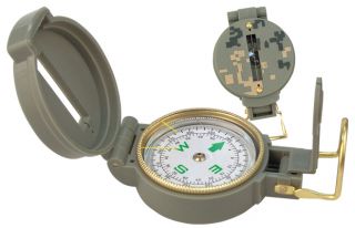 Style Lensatic Compass Liquid Filled Floating Luminous Dial