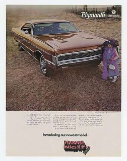 69 1970 plymouth sport fury newest model little girl ad