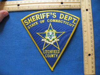 Litchfield County Sheriffs Department Ct Police Patch