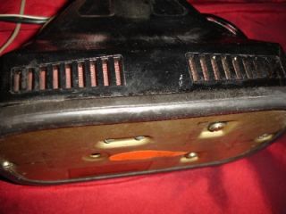 Antique Black 40s Automatic Electric Monophone Deco 2 Line Rotary