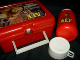 Item  VINTAGE ALF LUNCH BOX & THERMOS SET 1987 ALIEN PRODUCTIONS