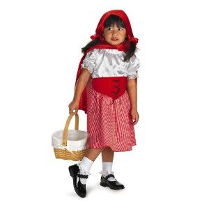 New Little Red Riding Hood Cape Costume Outfit 3T 4T Toddler Girls