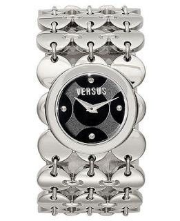 Versus by Versace Watch, Womens Paillettes Stainless Steel Bracelet