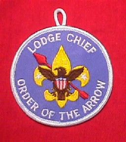 Lodge Chief OA Position Patch Order Arrow Boy Scout