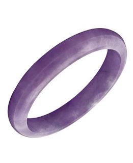 Lavender Bracelet, Purple Jade Bangle (10 1/2 13mm)   FINE JEWELRY