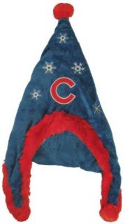 Chicago Cubs Baseball Soft Fleece Snowflake Dangle Hat