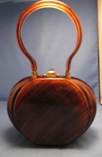 Vintage Llewelyn Lucite Purse Handbag