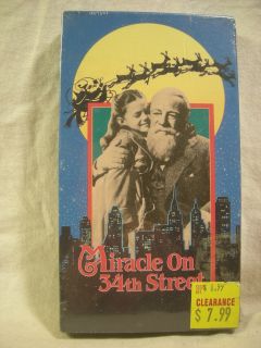 Miracle on 34th Street VHS 1997 50th Anniversary Editio
