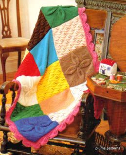 Little Cottage Pincushion Bedspread Rug Pattern Knit