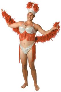Ooh La Lola Showgirl Hilarious Funny Men Costume 