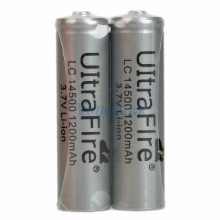 UltraFire 3 7V 14500 1200mAh Lithium AA Rechargeable Battery