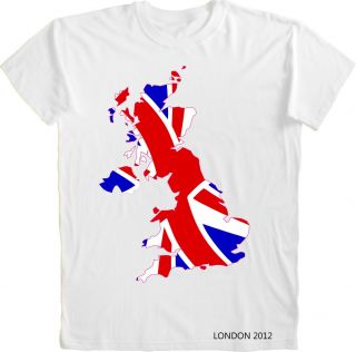 London 2012 Olympics T Shirt Full Colour Print All Sizes