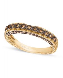 Le Vian 14k Gold Ring, Chocolate Diamond Wedding Band (1/4 c. t.w.)