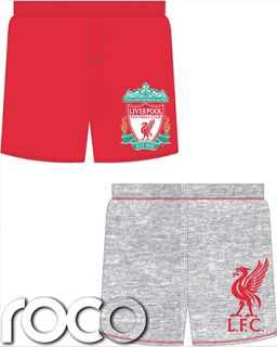 Boys Official Liverpool Football Club Boxer Shorts 2 Pack Underwear