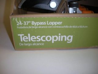 Fiskars 24 37 Telescoping Bypass Lopper Pruning Shears w Non Stick