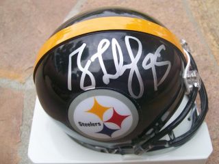 Greg Lloyd Signed Autographed Pittsburgh Steelers Mini Helmet