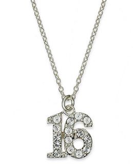 , Crystal Sweet 16 Pendant   Necklaces   Jewelry & Watches