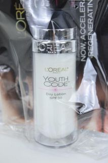 Loreal Youth Code Regenerating Day Lotion SPF 30 New Package 1 FL oz
