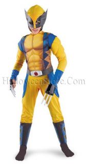 Wolverine Xmen Origins Muscle Chest Child Costume Logan