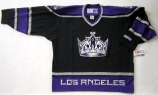 Authentic CCM Los Angeles Kings Black Jersey Sz 2XL
