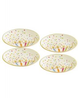 Lenox Candles and Confetti Singing Cake Plate   Serveware   Dining