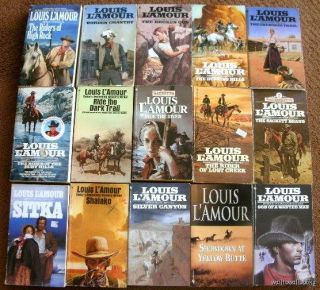 Louis LAmour Lamour 69 Western PB Book Lot Sacketts Cassidy Riders