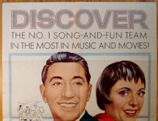 HEY GIRL 1959 Orig Movie Poster FOLDED One Sheet 1SH Louis Prima song