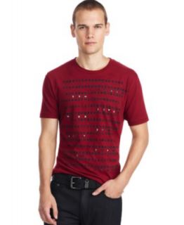 Kenneth Cole Reaction T Shirt, Stud Pyramid Graphic T Shirt