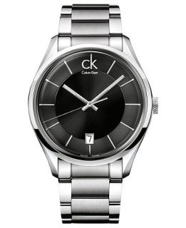 ck Calvin Klein Watch, Mens Swiss Masculine Stainless Steel Bracelet