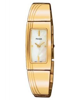 Pulsar Watch, Womens Gold Tone Stainless Steel Bracelet PEGD44