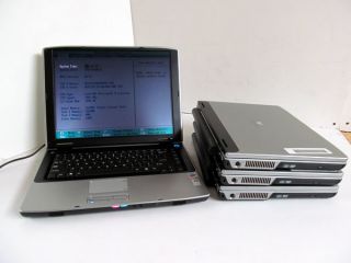 Laptop Lot Gateway M460 1 8 GHz 512MB 60GB Combo WiFi 15 4 Notebook