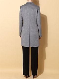 MaxMara Studio Ninetta long line pocket overcoat Light Grey   