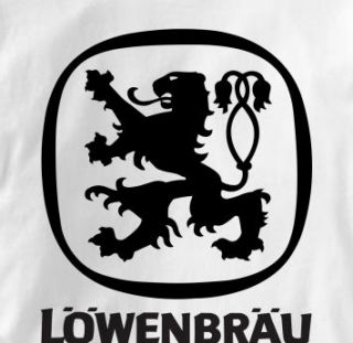 Lowenbrau Beer Vintage Logo T Shirt XL