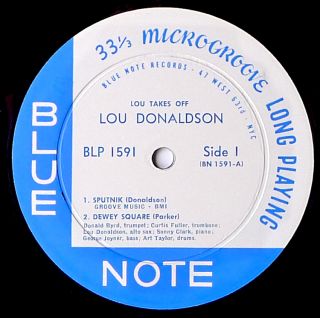 Lou Donaldson Lou Takes Off Blue Note BLP 1591 Orig Mono D G NM