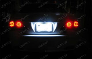 HID White 360° 5 SMD 168 194 2825 LED Bulbs for License Plate