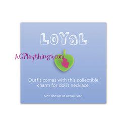 Loyal” square charm