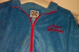 St Louis Cardinals Cooperstown Jacket XL STL Baseball Baby Blue